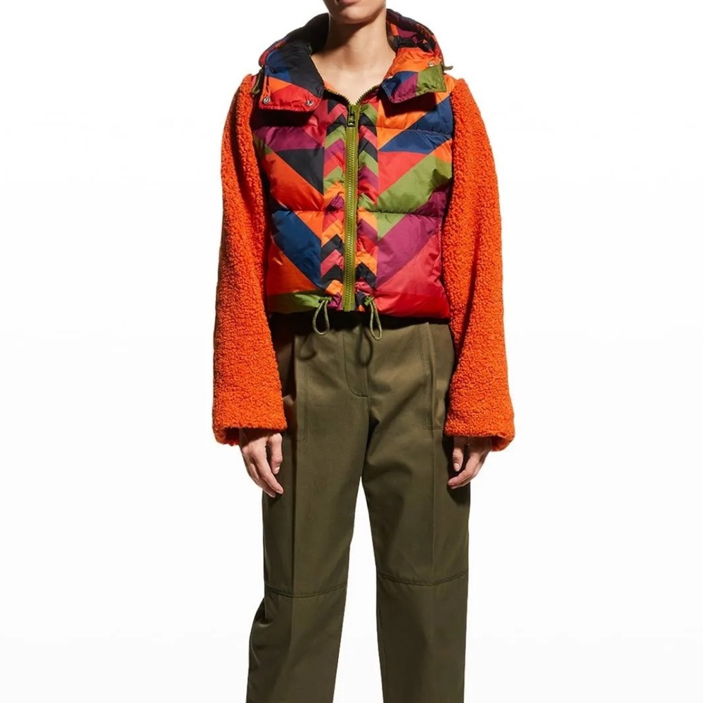 Farm Rio Stripe Puffer Anthropologie